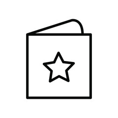 Simple opened baby book, baby puzzles on white background EPS Vector