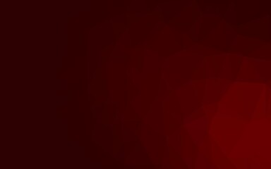 Obraz premium Dark Red vector abstract mosaic pattern.
