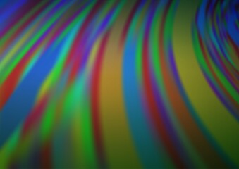 Obraz premium Dark Blue, Green vector blurred bright pattern.