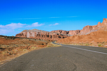 Winter in Capitol Reef National Park, utah