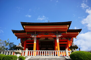Fototapeta premium pavilion in the world heritage kyoto kiyomizudera temple
