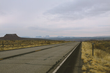 Winter in Monument Valley, Arizona, Utah	