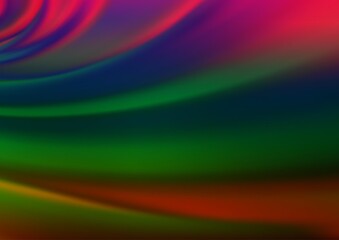 Dark Multicolor, Rainbow vector blur pattern.