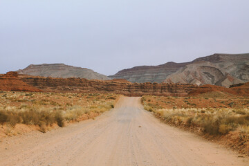 Fototapeta na wymiar Winter in Monument Valley, Arizona, Utah 