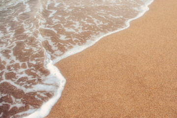 Cold Winter Beach, Waves, Holiday, Christmas Background
