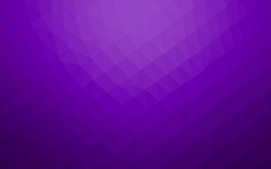 Light Purple vector shining triangular background.