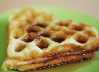 delicious Belgian waffles