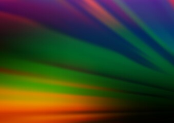 Dark Multicolor, Rainbow vector pattern with narrow lines.