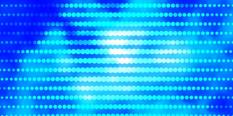 Naklejka premium Light BLUE vector template with circles.