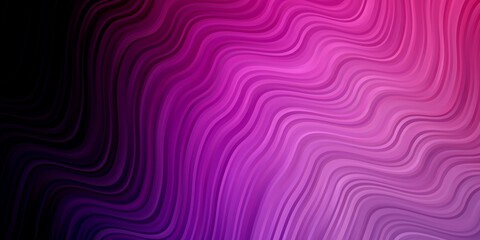 Dark Purple, Pink vector background with bows.