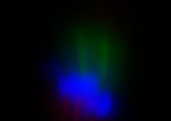 Dark Multicolor, Rainbow vector blurred shine abstract pattern.