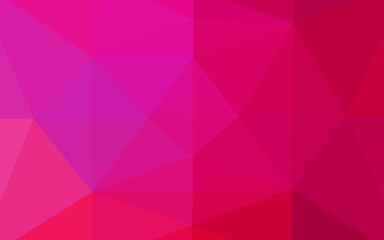 Obraz premium Light Purple, Pink vector polygon abstract layout.