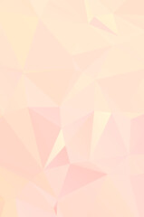 Orange vector abstract polygonal cover. An elegant bright illustration