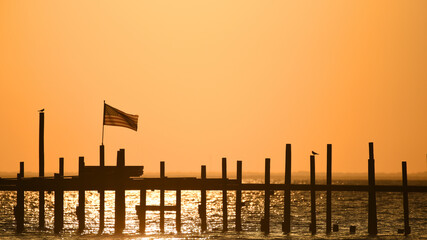Fairhope Sunset Flag