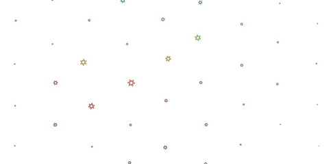 Light green, red vector pattern with coronavirus elements.