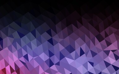 Obraz premium Light Blue, Red vector abstract polygonal cover.