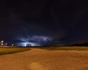 storm over the highway
