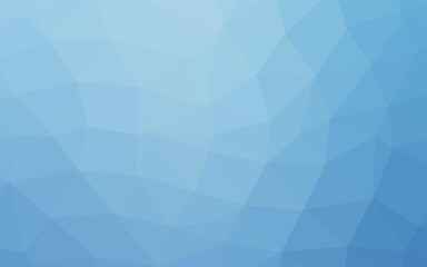Light BLUE vector shining triangular pattern.