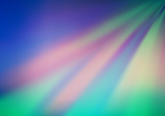 Light BLUE vector bokeh template.