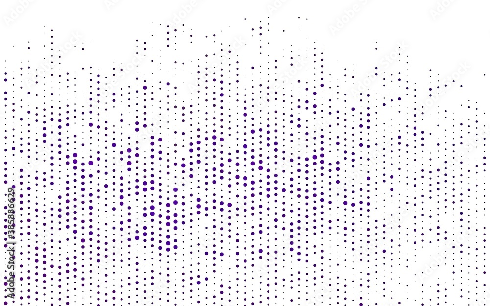 Poster light purple vector layout with circle shapes.