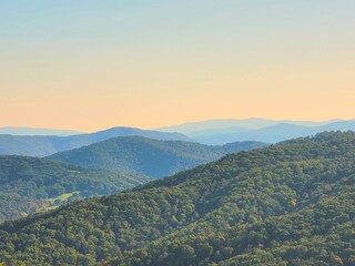 Naklejka premium landscape with mountains