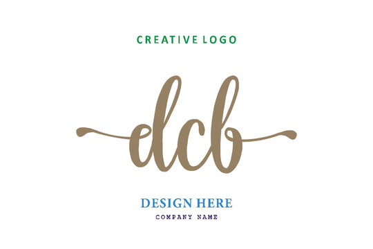 logo susunan huruf DCB sederhana mudah dipaham, simpel dan berwibawa