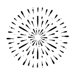 Fototapeta premium starburst doodle