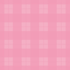 Vector Pink Plaid Texture seamless pattern background from the Coffee Collection. Versatile rose pink texture geometric check pattern design suitable for home decor, bedding, packaging, stationery