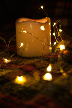 luz vela led