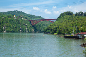 Fototapeta premium 恵那峡大橋