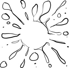 starburst doodle