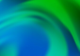 Light Blue, Green vector blurred bright pattern.