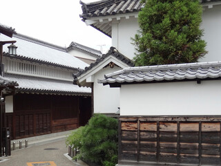 重要伝統的建造物群保存地区今井町の家並み