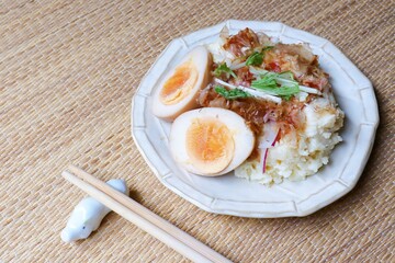 和風ポテトサラダ　鰹節のせ