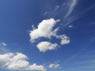 青空と白い雲