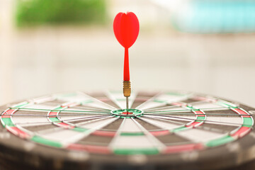 Dart is an opportunity and Dartboard is the target and goal.