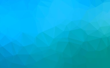 Light Blue, Green vector blurry triangle texture.