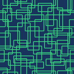Seamless vector pattern with rectangles, reminiscent of a spider web in computer technology. Design for wallpaper, decor, textiles, factories, computer sites, printing on T-shirts and clothes