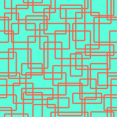 Seamless pattern with rectangles and squares. Design for wallpaper, decor, textiles, linen, mobile phone cases, fabrics, websites, t-shirt and clothing printing, paper, gift wrapping. Isolated vector