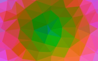 Obraz premium Light Multicolor, Rainbow vector abstract polygonal texture.