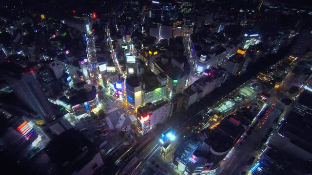 渋谷交差点夜０１