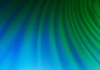 Obraz premium Light Blue, Green vector blurred and colored background.
