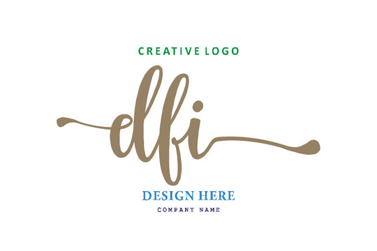 logo susunan huruf DFI sederhana mudah dipaham, simpel dan berwibawa