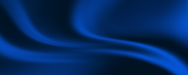 Abstract Dark Soft Wave Blue Futuristic Background