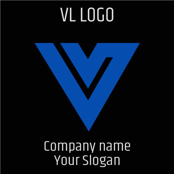 VL Initial Logo for company and individual names