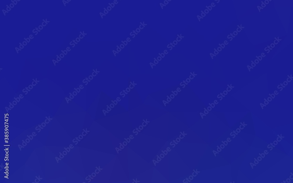 Sticker dark blue vector blurry triangle template.