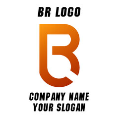 BR Initial Logo for company and individual names