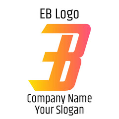 EB Initial Logo for company and individual names