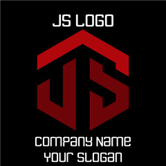 JS Initial Logo for company and individual names