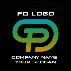 PD Initial Logo for company and individual names